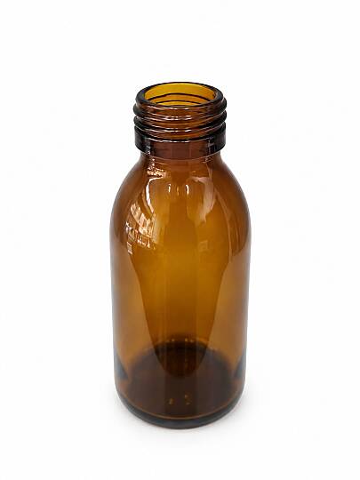 150 CC AMBER CAM ECZA ŞİŞESİ 28 MM KAPAKSIZ