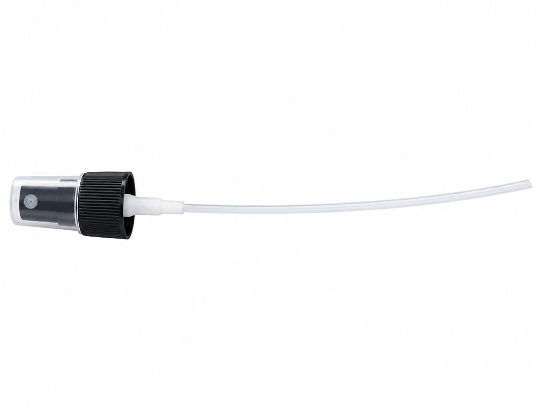 18 MM SPREY SİYAH RENK KAPAKLI - 18 MM VALF SİYAH PARMAK SPREY - 1