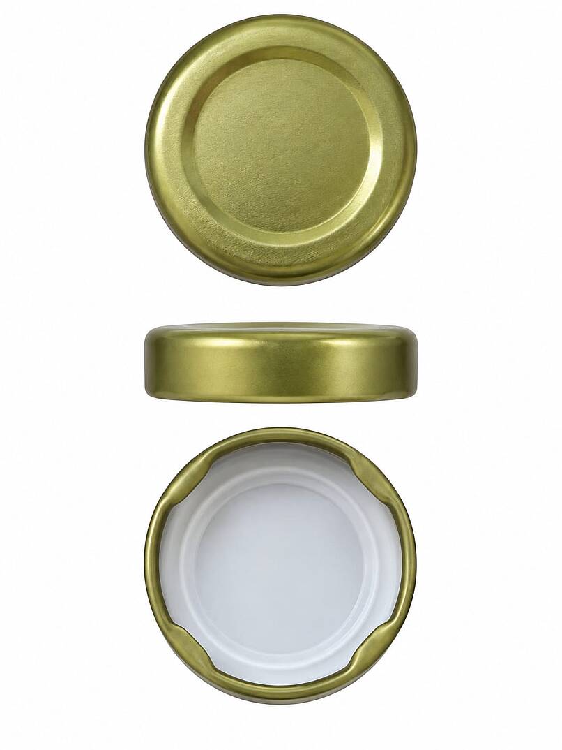 43 MM GOLD METAL KAPAK - 1